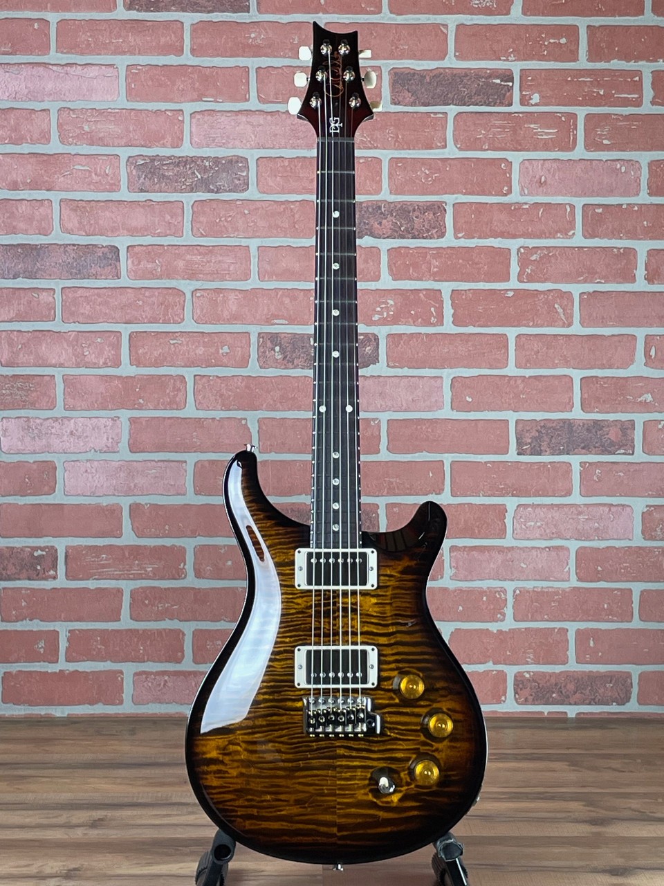 PRS 2024 David Grissom DGT Moons Electric Guitar – Black Gold Wraparound Burst