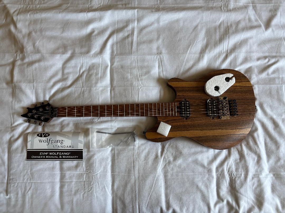 EVH Wolfgang Eddie Van Halen Standard Exotic Bocote Electric Guitar – Natural