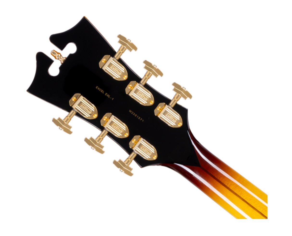 D’Angelico Excel EXL-1 Hollow Body Guitar – Dark Iced Tea Burst