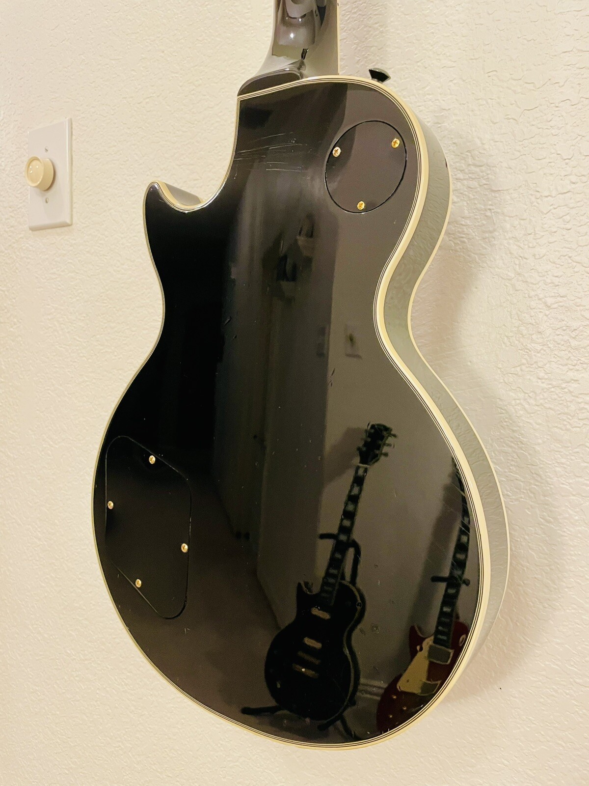 2006 History Les Paul Custom Dignity Gloss Black Circle Fret System MIJ Fujigen