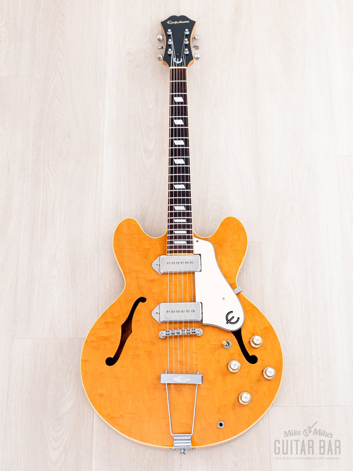 1990 Epiphone Casino Natural Near-Mint, Pre-Elitist Revolution, Japan Terada