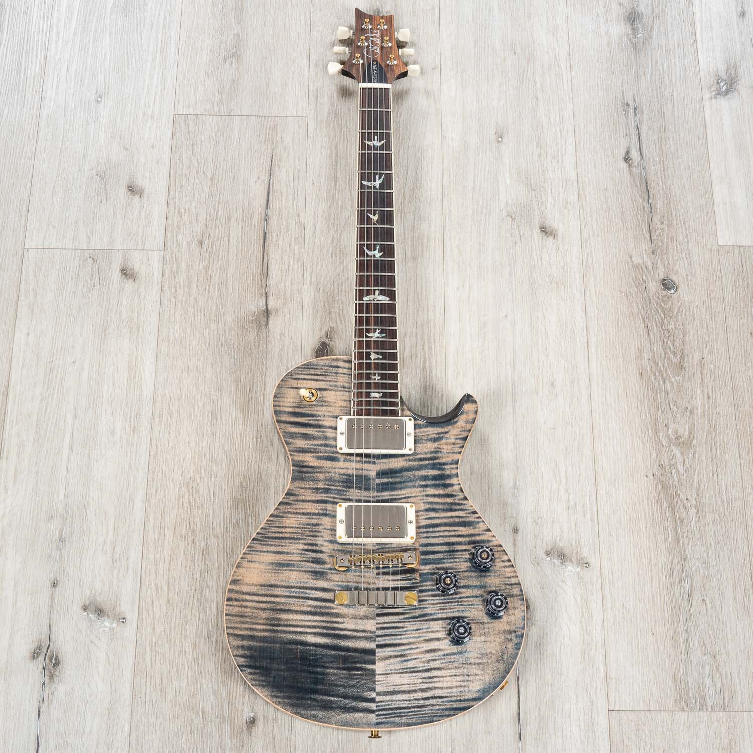 PRS Paul Reed Smith McCarty 594 Singlecut 10-Top Guitar, Faded Whale Blue