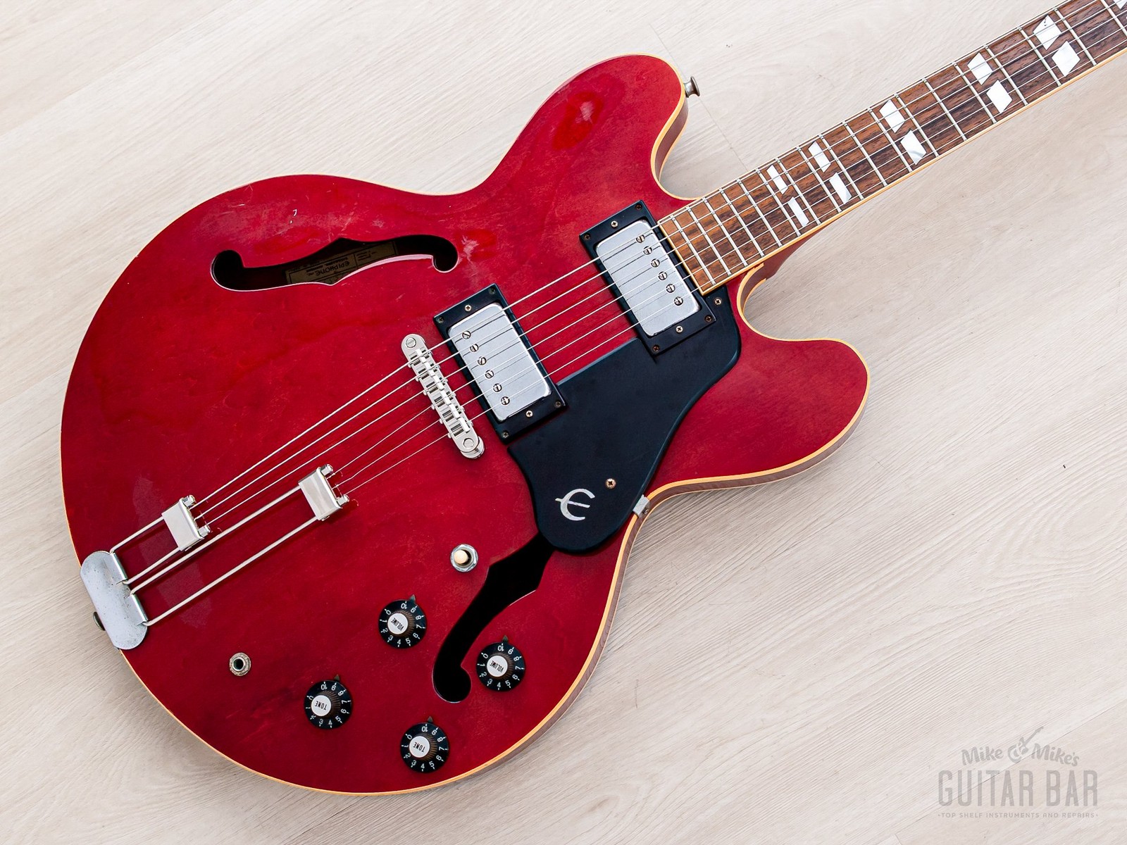 1981 Epiphone Riviera Vintage Semi-Hollow Guitar w/ Maxon Humbuckers, Japan