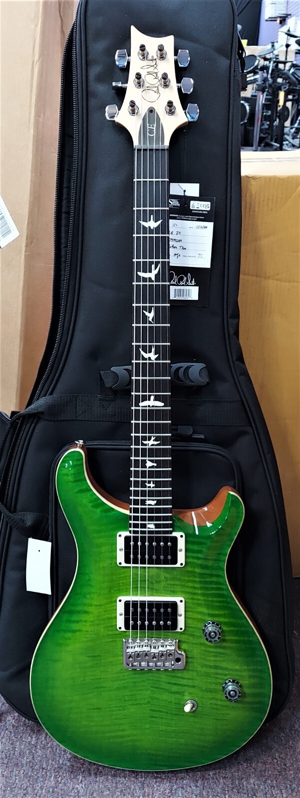 PAUL REED SMITH CE24 ERIZA VERDE ELECTRIC GUITAR WITH BAG