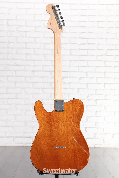 Squier Paranormal Esquire Deluxe Solidbody Electric Guitar – Mocha