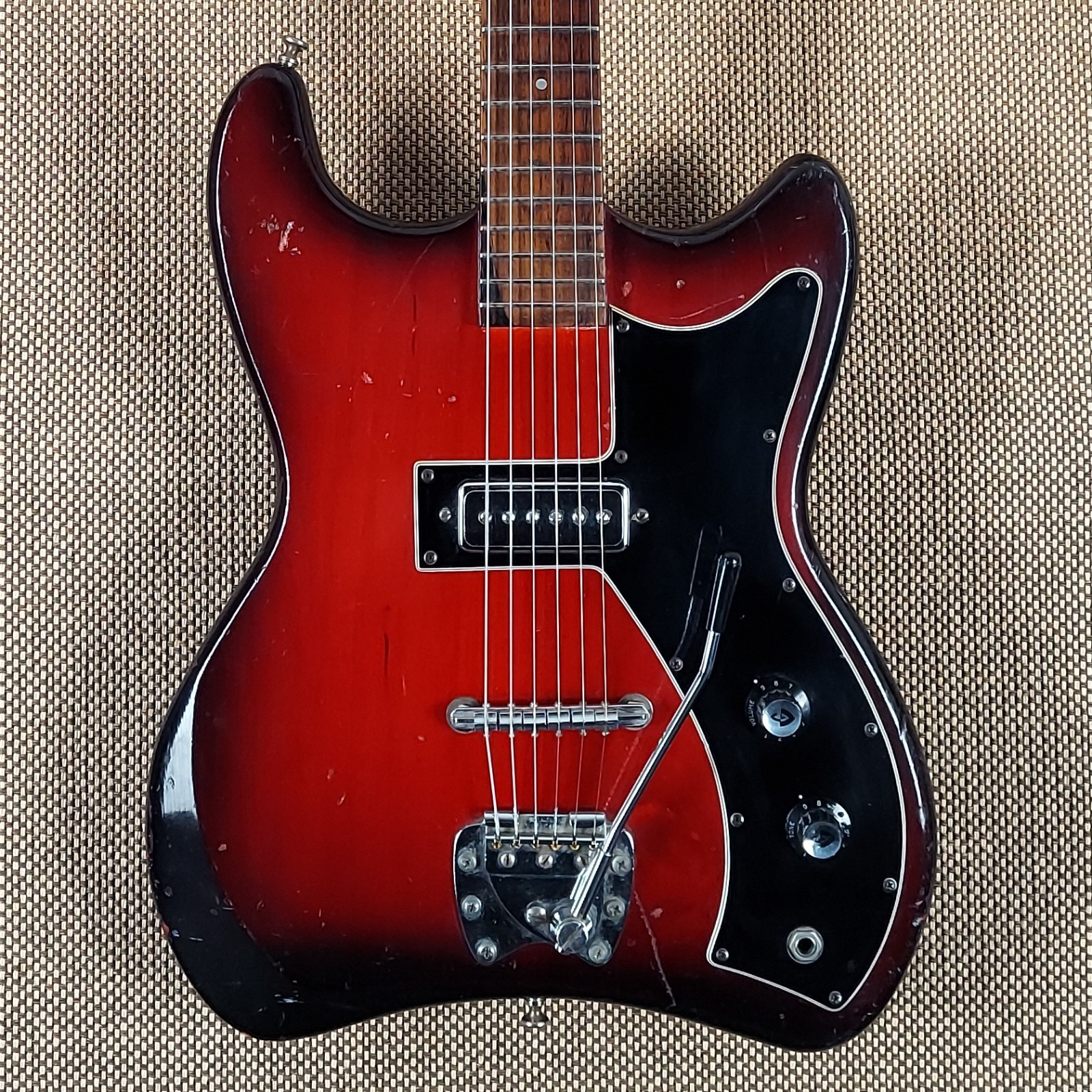 Guild S-50 Jet Star 1966 RARE Flamed Maple Headstock 100% Original (355)