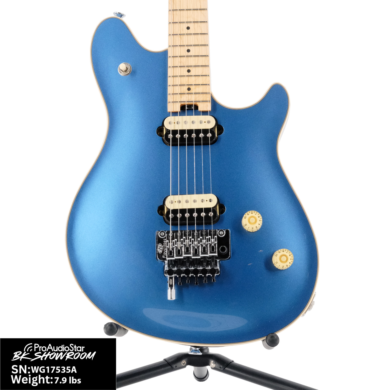 Used EVH Custom Shop USA Special Edition Wolfgang – Lake Placid Blue