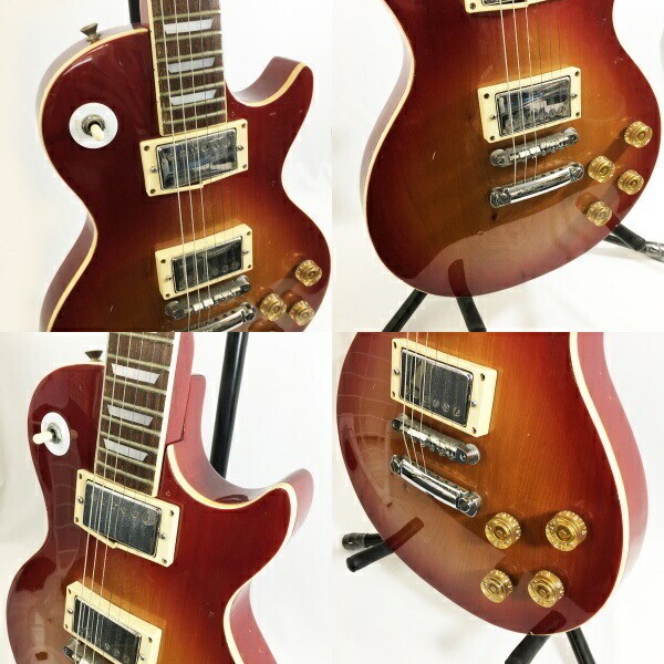 Electric Guitar Tomson Les Paul Type Cherry Sunburst Color
