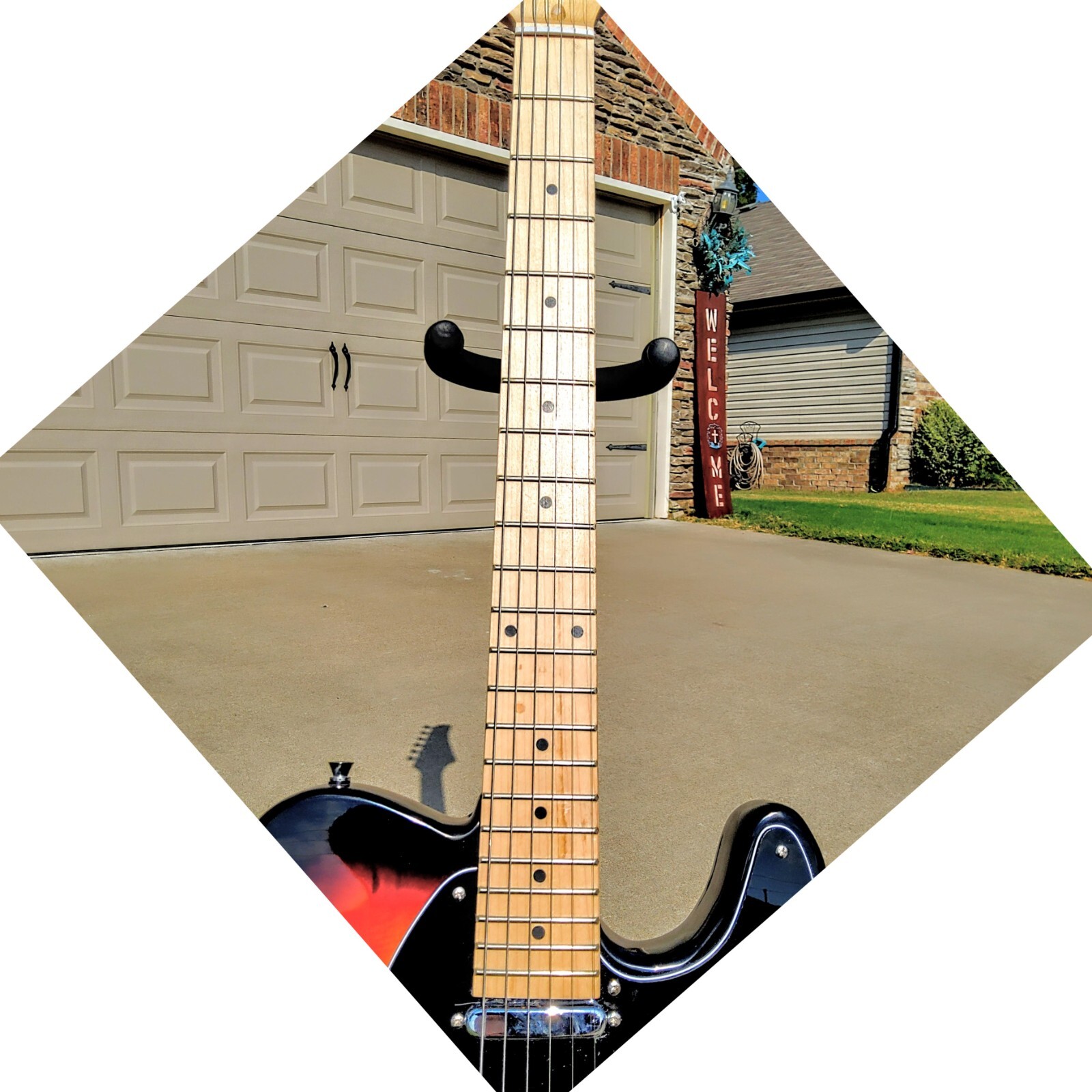 🎸FREE SHIPPING!🎸Glarry T Style Electric Guitar +Soft Case/Gig Bag +Strap!