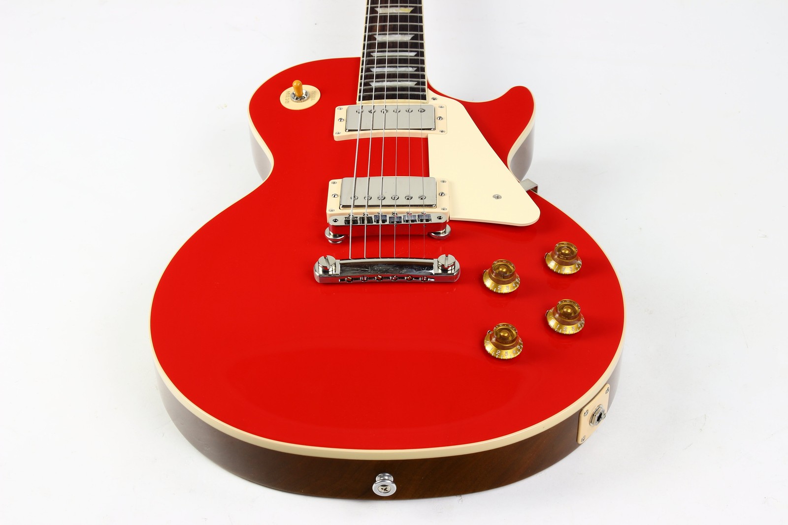 2023 Gibson USA 50s Les Paul Standard Cardinal Red Plain Top | Chunky Neck, MINT