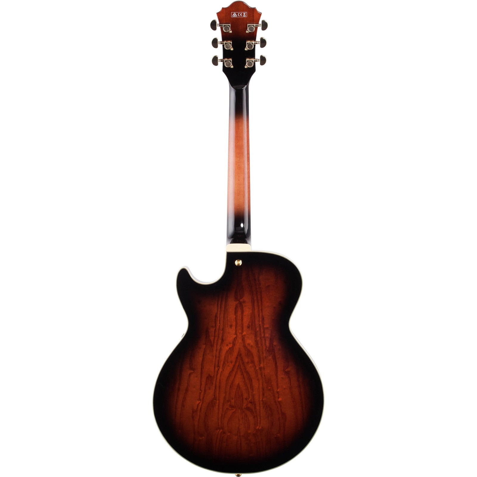 Ibanez AG95QA AG Artcore Expressionist Hollow Body Electric Guitar, Dark Brown S