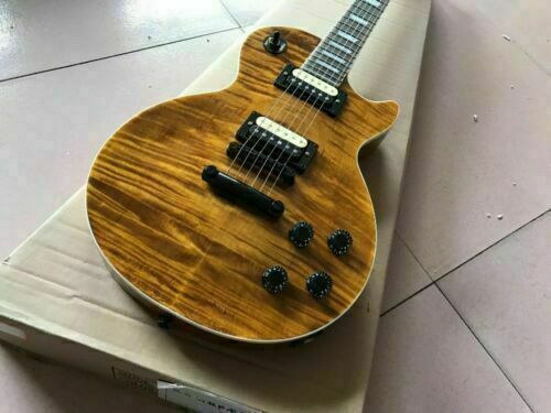 1959 R9 LP Electric Guitar Tiger Flame Brown Burst Standard Electric Guitars