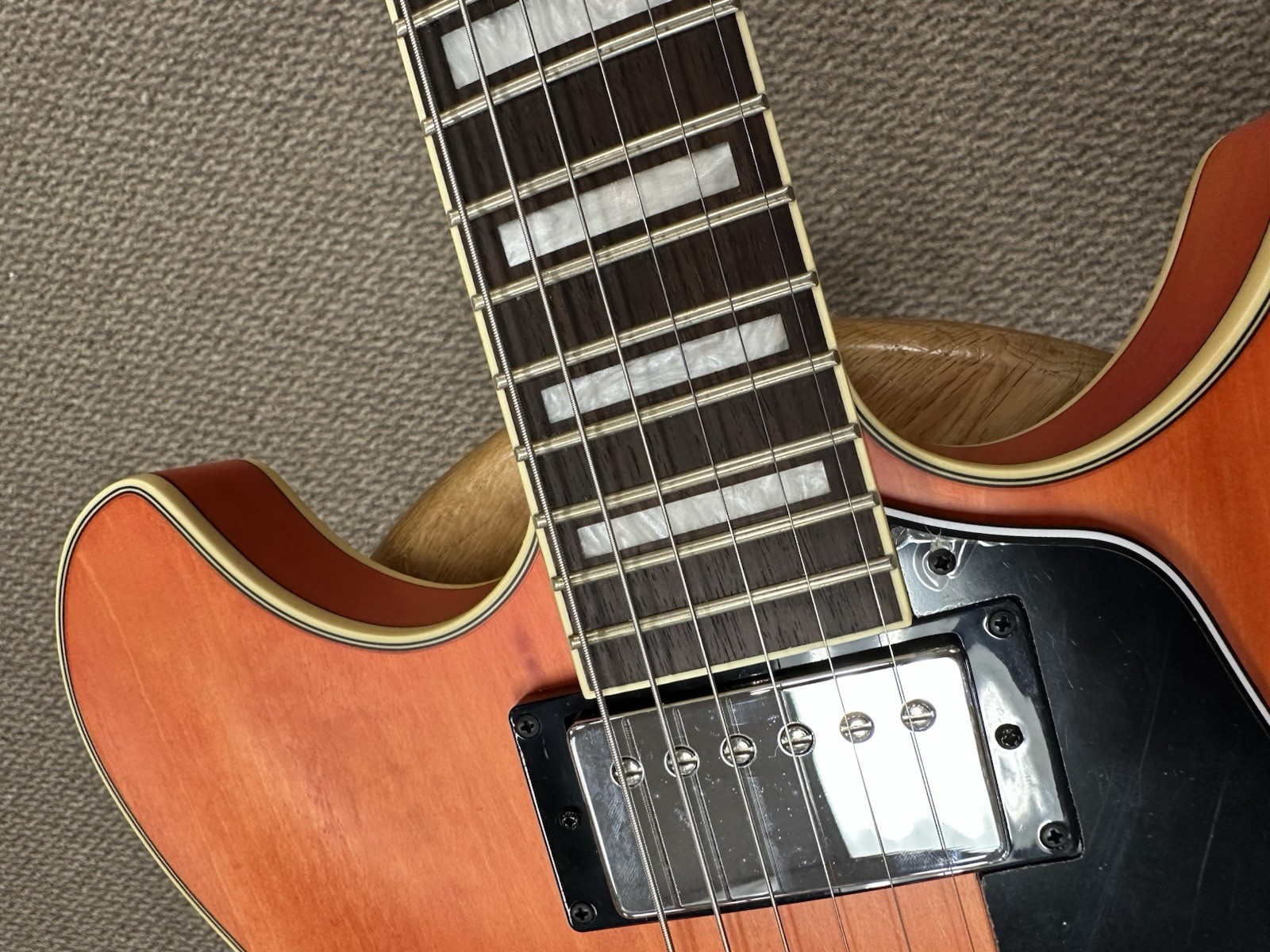 Ibanez AS73TTF Artcore Semi-Hollow Electric Guitar – Transparent Tangerine Flat