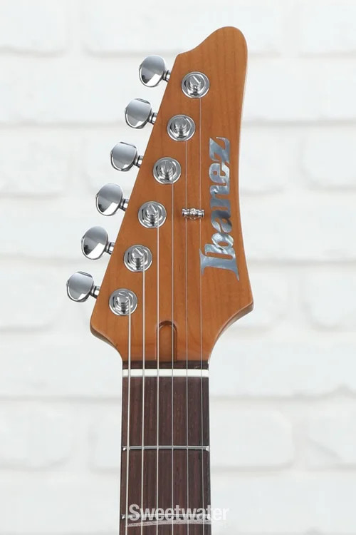 Ibanez Tom Quayle TQM2 Signature Electric Guitar – Charcoal Black Burst Flat