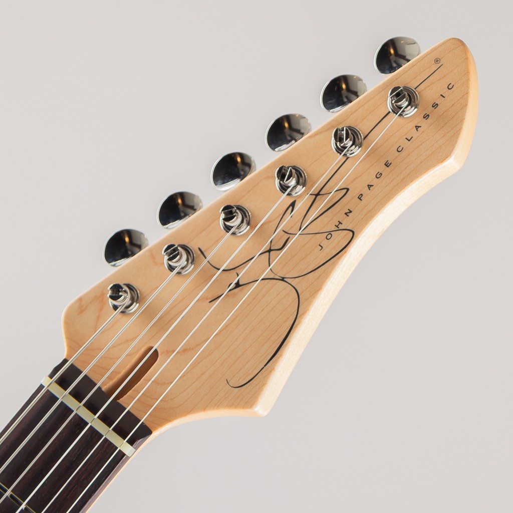 John Page Guitars THE AJ Daphne Blue w Rosewood