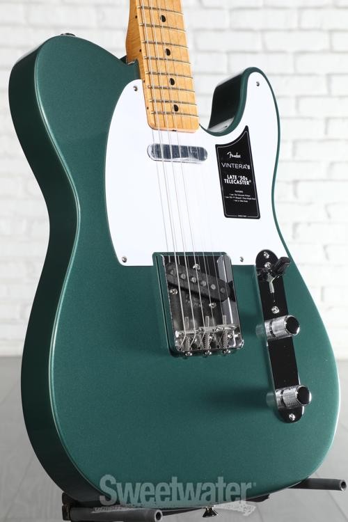 Fender Vintera III Late ’50s Telecaster Electric Guitar – Sherwood Green