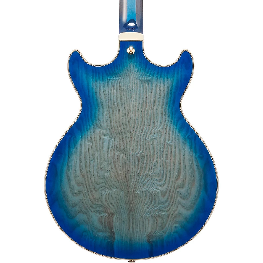 Ibanez Artcore Expressionist AM93QA SemiHollow Electric Guitar Jet Blue Burst