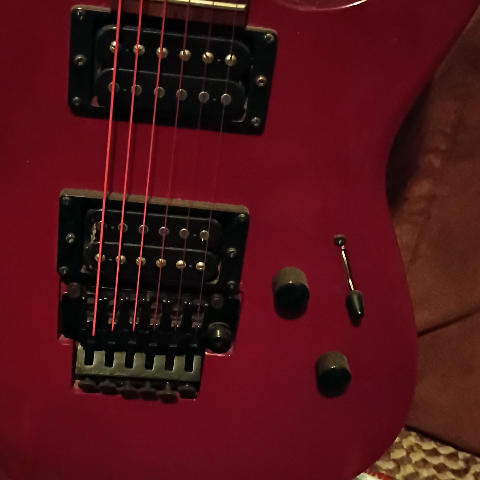 Fernandes 6-String Solid Body Electric Guitar Red Maple Neck Rosewood RH
