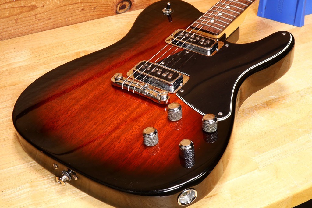 Fender Tele-Sonic + OHSC 1999 – Nice! Crimson Red Transparent 85830