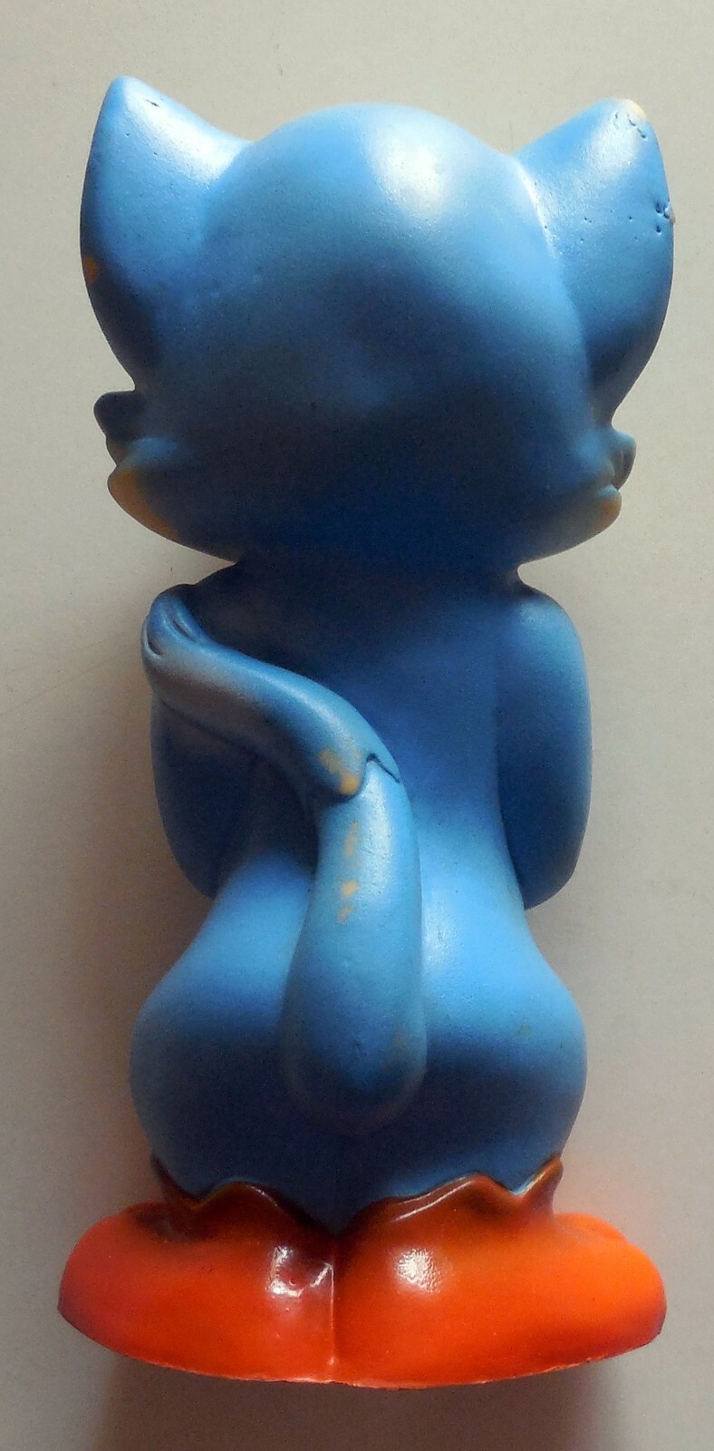 VINTAGE RUBBER TOY SQUEAK TOM (no JERRY) hanna barbera MGM metro golden 1960s