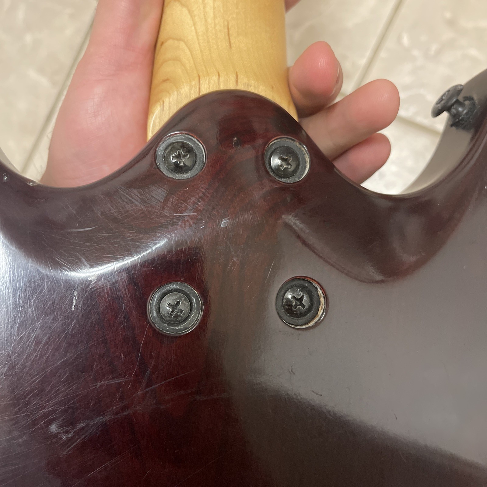 Vintage Vantage VS Electric Sunburst Guitar
