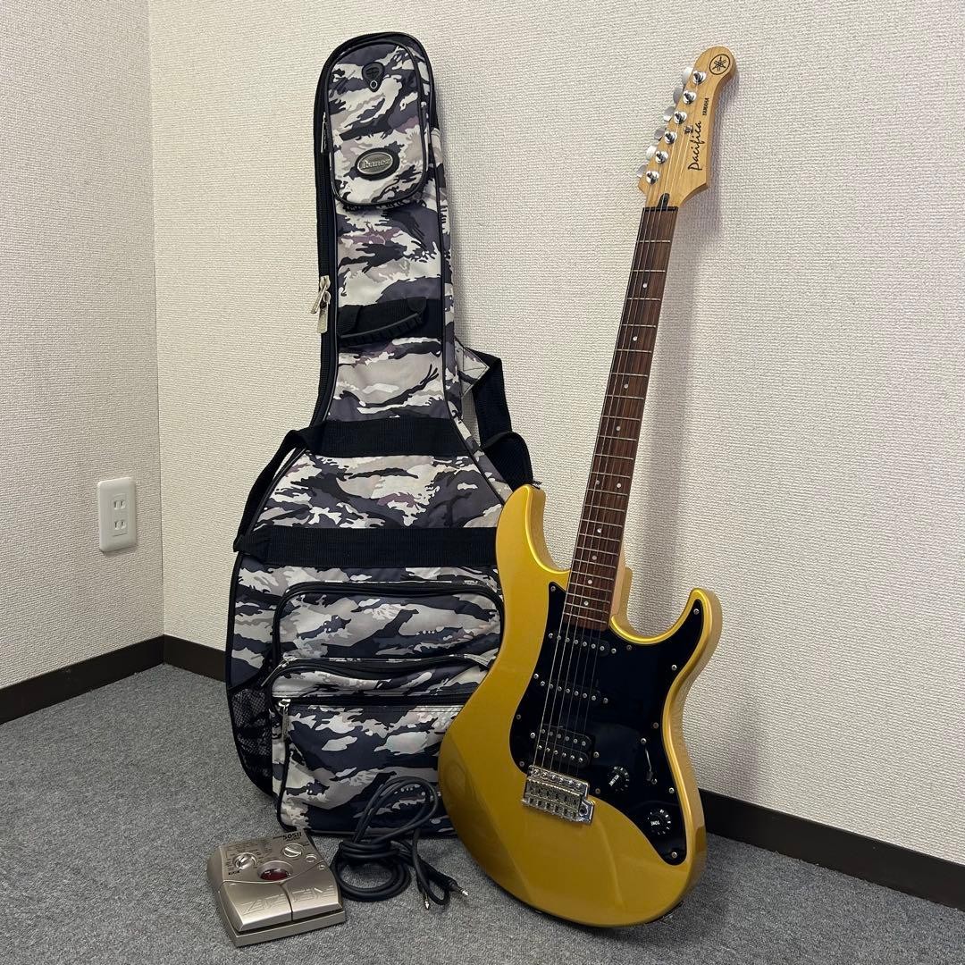 YAMAHA Pacifica PAC112X Gold + ZOOM 505Ⅱ