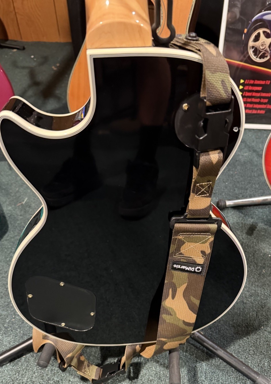 Gibson Zakk Wylde Camo Bullseye Electric Guitar EMG Replica