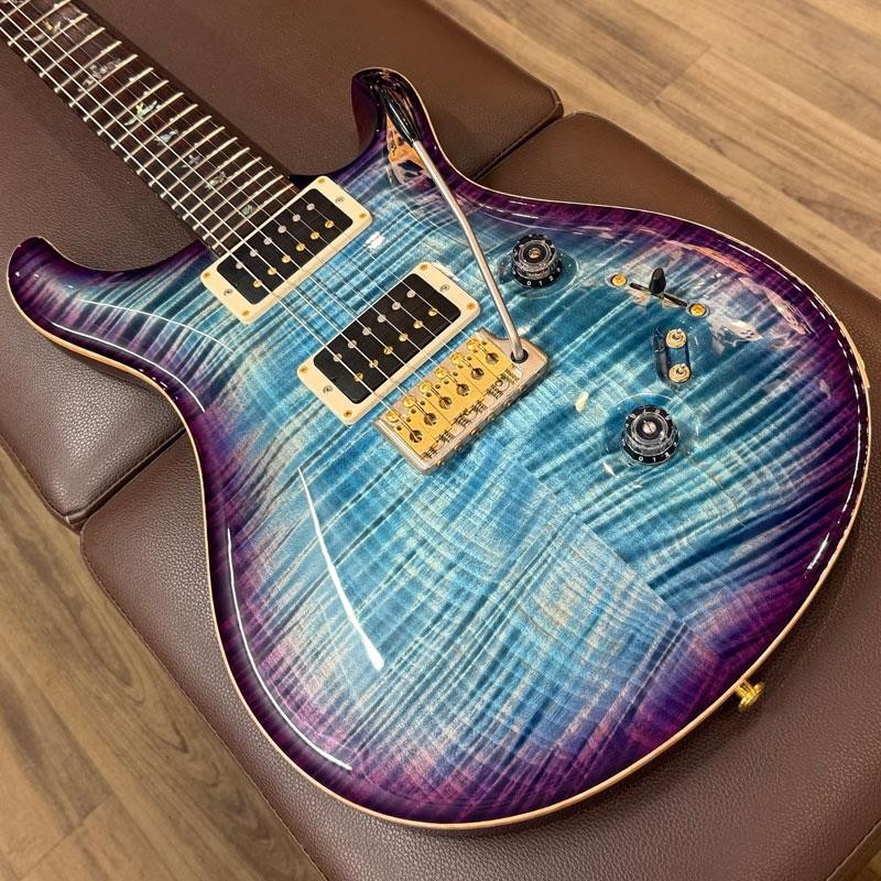 P.R.S. Wood Library Custom 24-08 10Top Rose Neck Aquableux Purple Burst