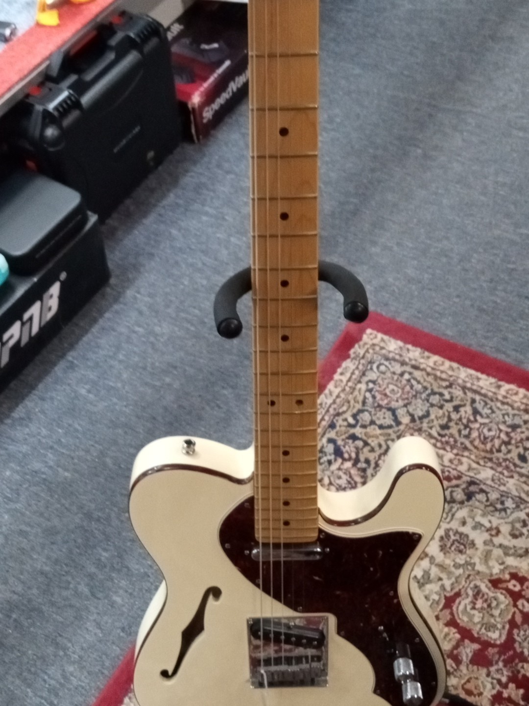 Fender 2013 American Deluxe Telecaster Thinline DELUXE HSC Cracked Body SEE PIC