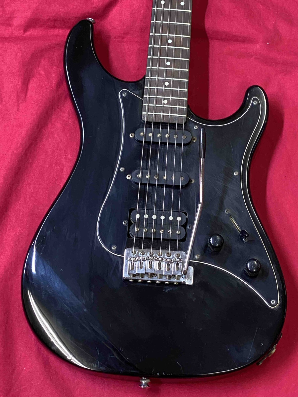 YAMAHA RGS112P Black ST Type 1990’s Electric Guitar