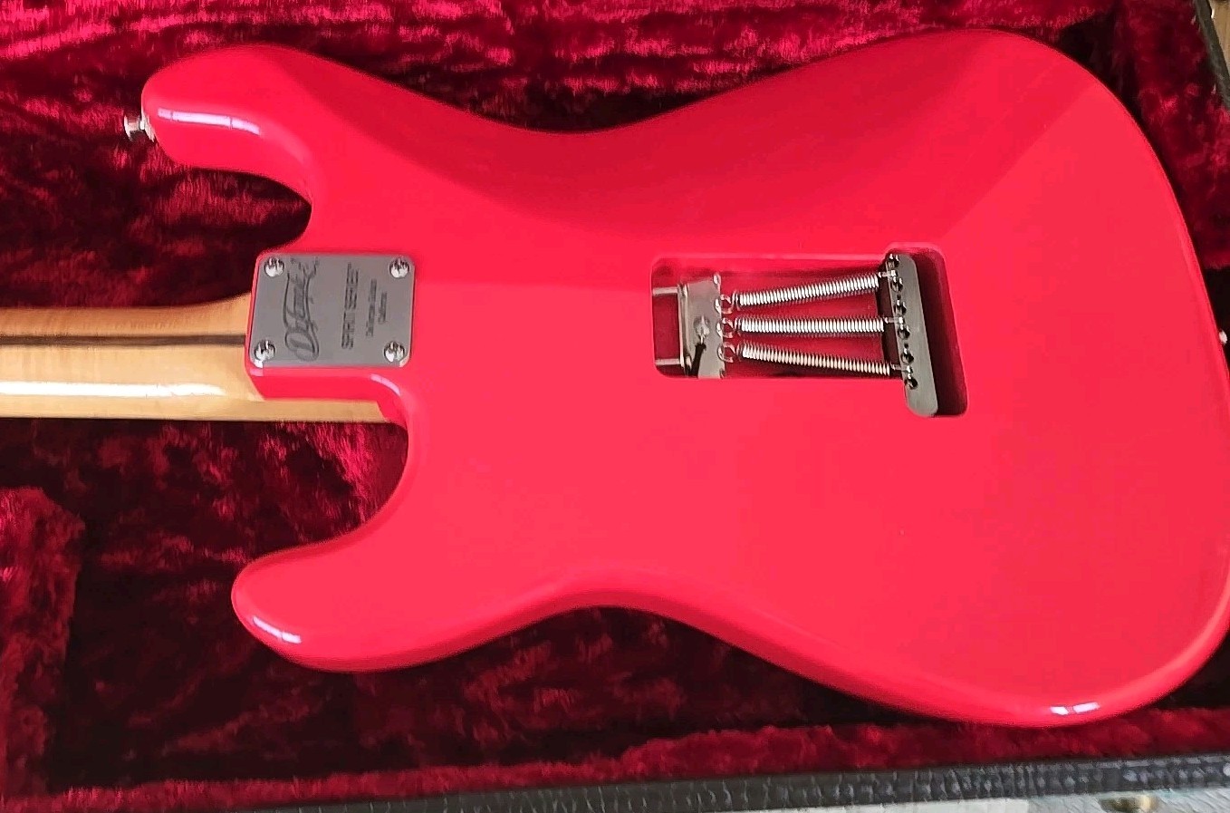 DeTemple Spirit Series ’56 Stratocaster Electric Guitar 2011 Fiesta Red W/ Case