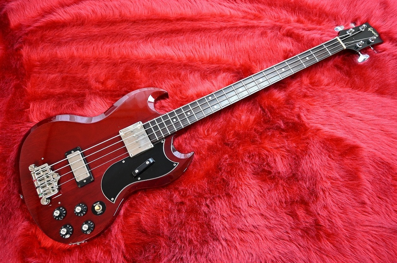 [Greco] EB-650 Cherry Red Used 1990 Mahogany Body Mahogany Neck w/Soft Case