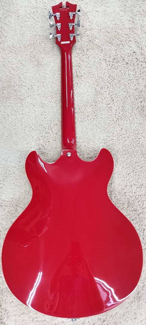 D’Angelico Premier DC Semi Hollow Guitar w/P90s, Stairstep Tailpiece PROTOTYPE