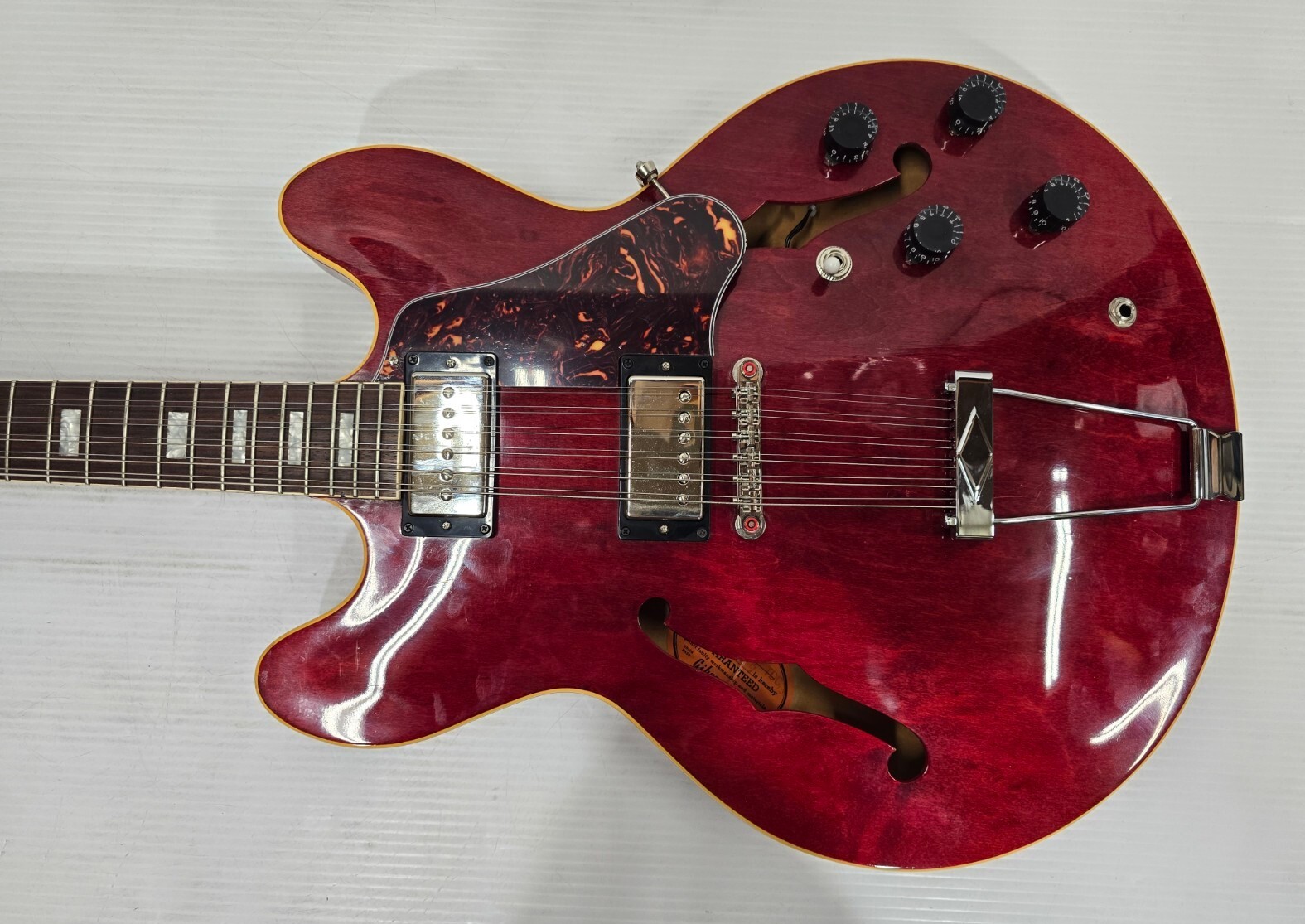 Vintage 1968 Gibson ES-335 TDC 12-String Electric Semi-Hollow Guitar Cherry