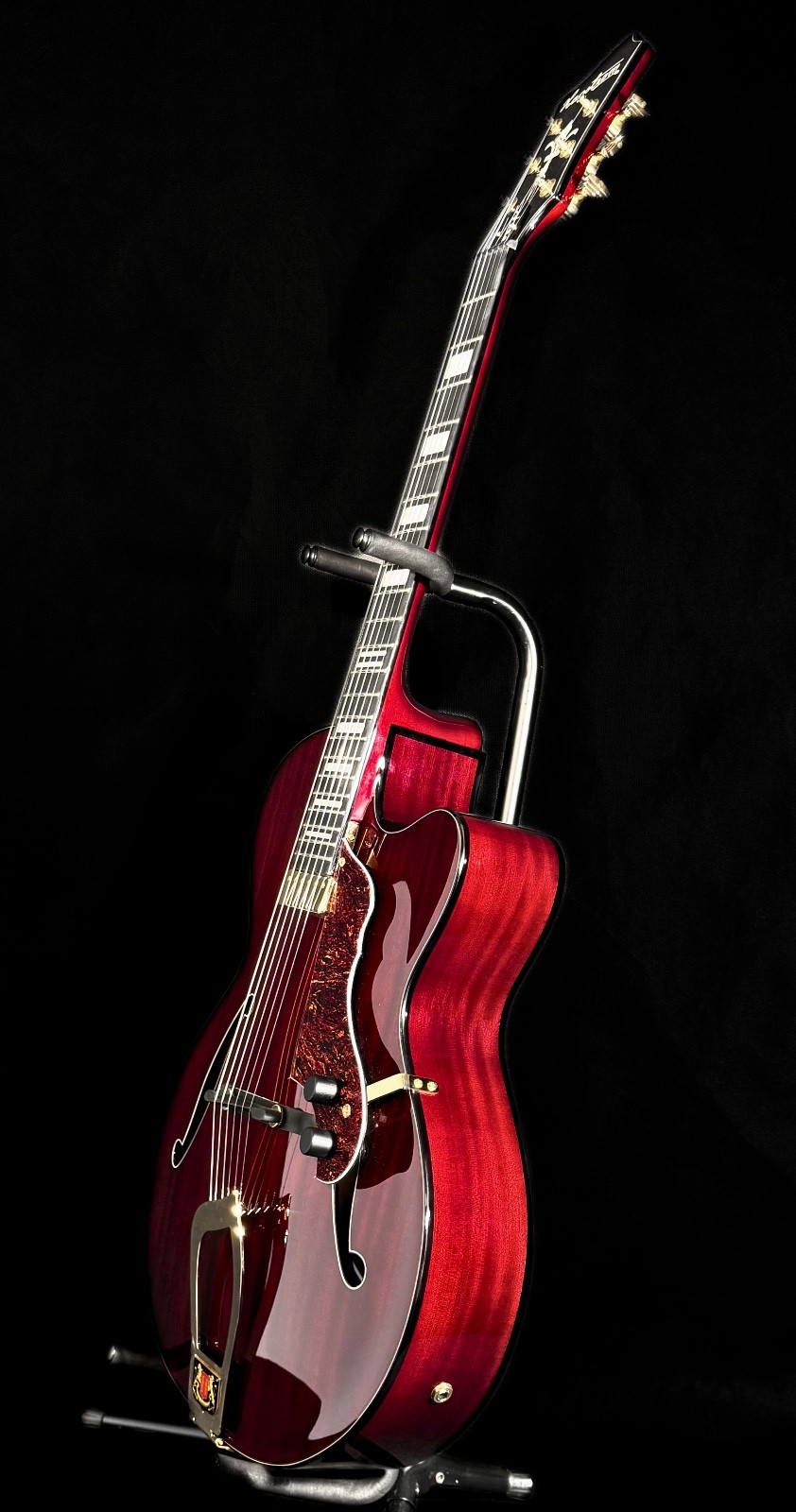 Hagstrom HL-550 w/Case – Natural Mahogany *USA Small Business*