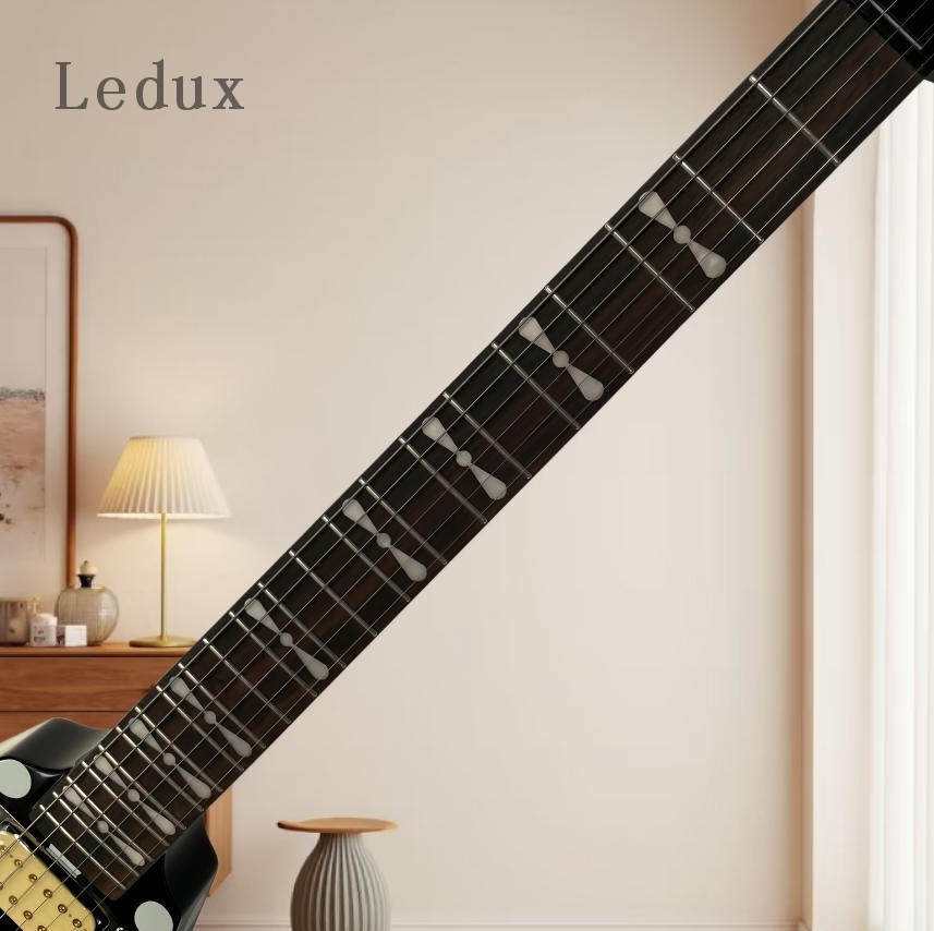 Randy Rhoads Electric Guitar Black&White Polka Dots Chrome HW Tremolo Bridge