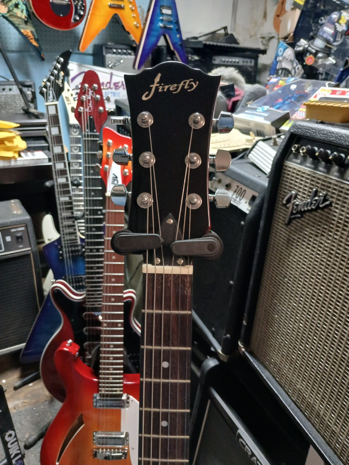 NEW Firefly DOUBLE CUTAWAY-THINK LES PAUL SPECIAL-P-90s RED-out of production