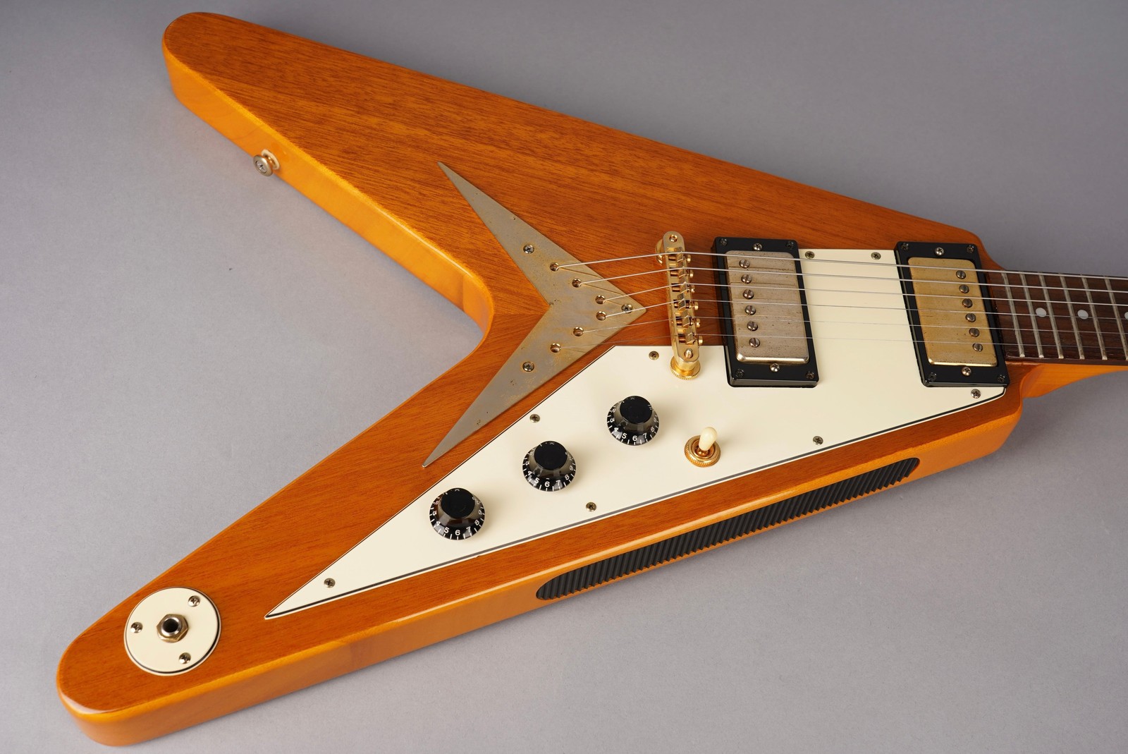 Epiphone ’58 Korina Flying V – 1998 Korea – Natural w/OHSC
