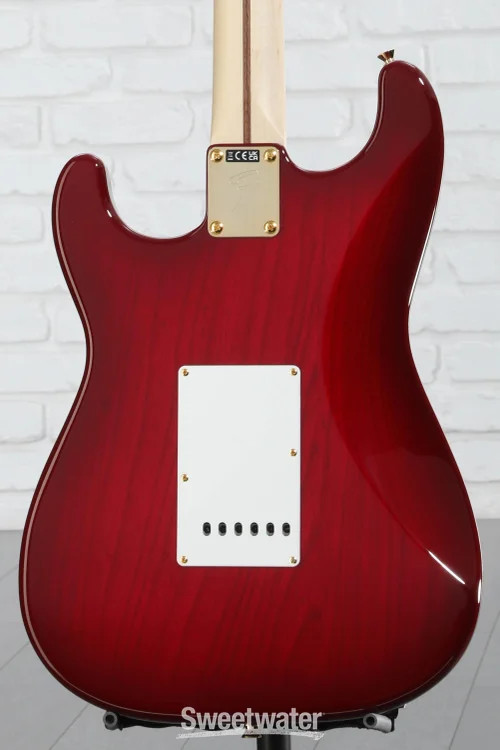 Fender Richie Kotzen Stratocaster Electric Guitar – Transparent Red Burst