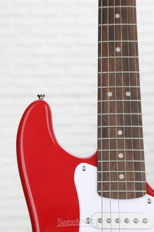 Squier Mini Strat Electric Guitar- Dakota Red with Laurel Fingerboard