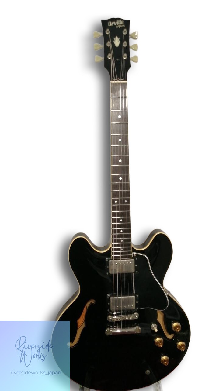 Orville by Gibson Electric Guitar ES-BLK Black Finish JP