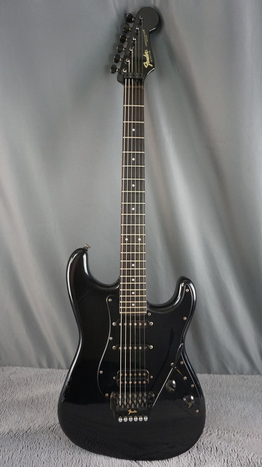 Fender Stratocaster Contemporary HSS Floyd Rose MIJ Fujigen E6 Black 1986-1987