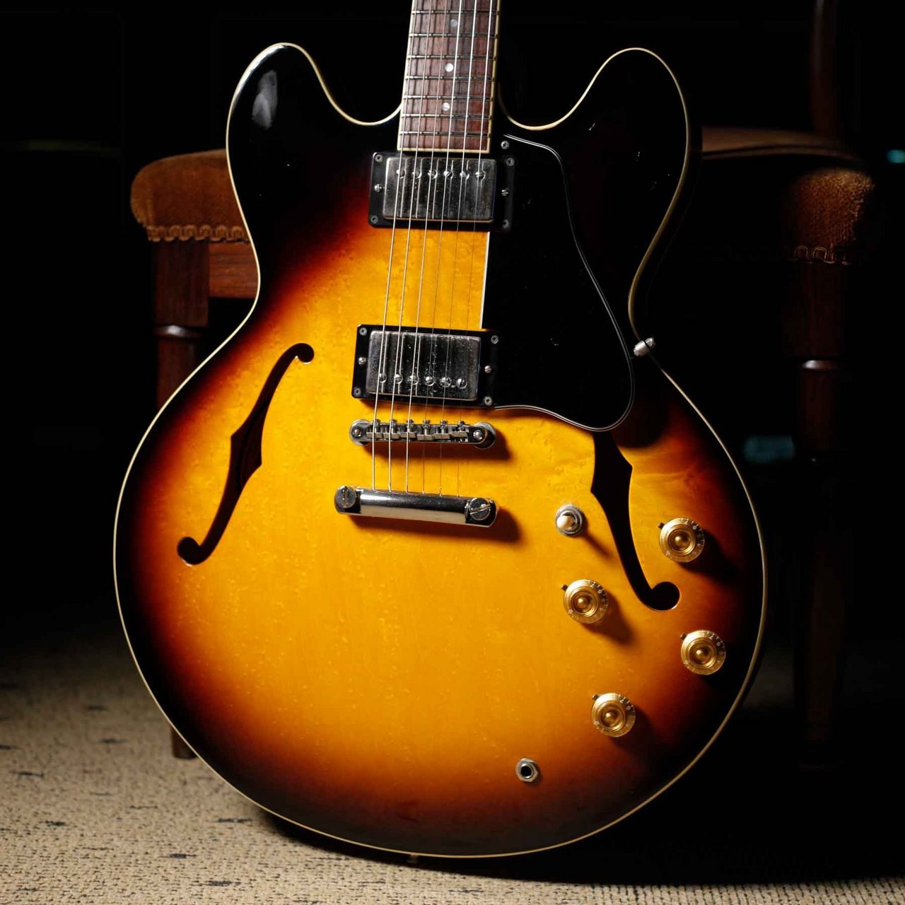 Vintage Sunburst Used Made By Orville Gibson Es-335 Dot 1993 Safe delivery from