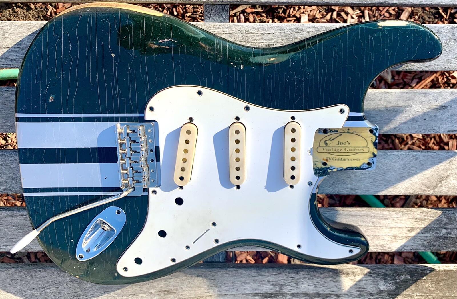 ST BODY RELIC 60s CANDY EM GREEN Customized Order RearRoute HH JVGuitars