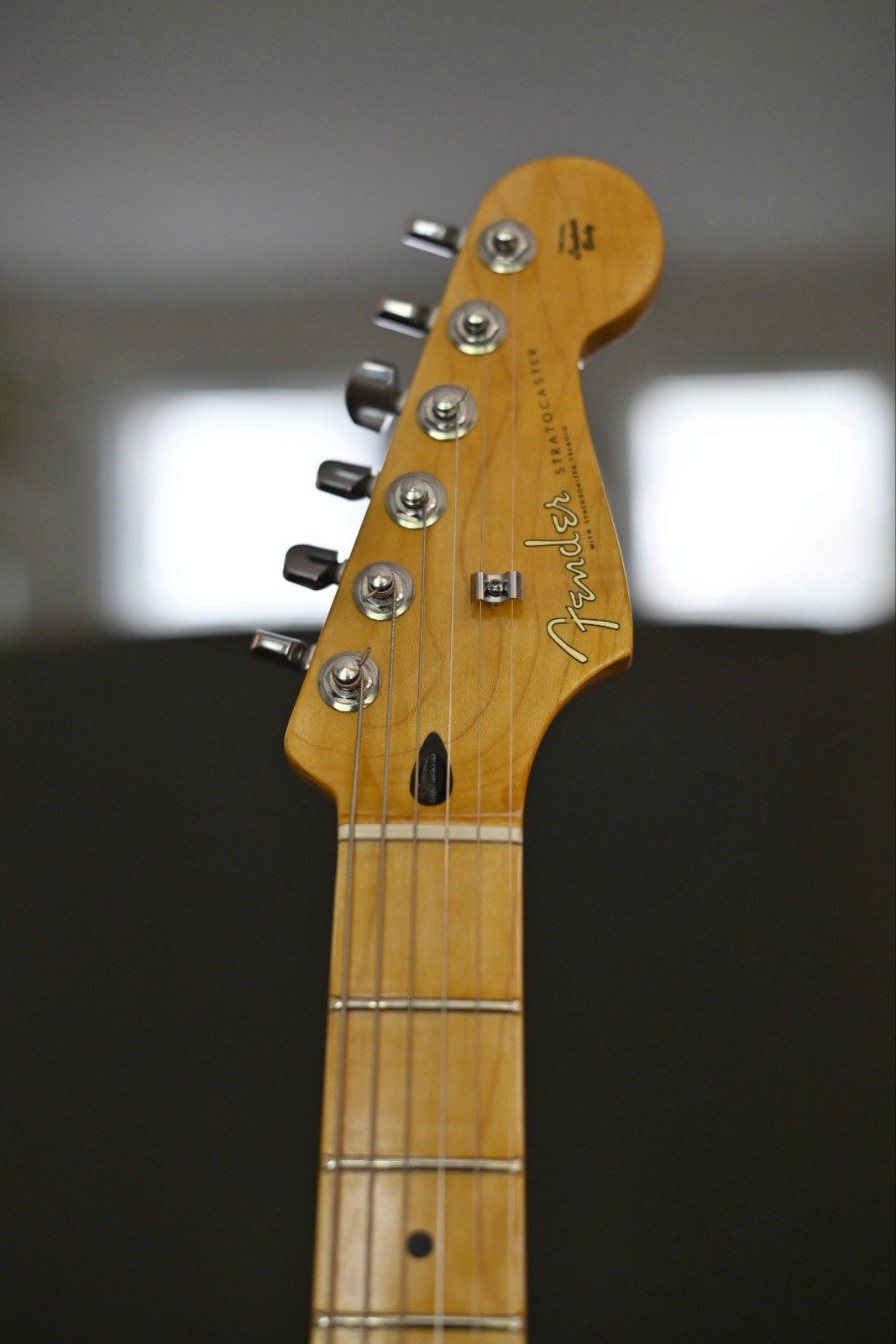 Fender Stratocaster Black Electric Guitar Right-Handed Nitro Neck
