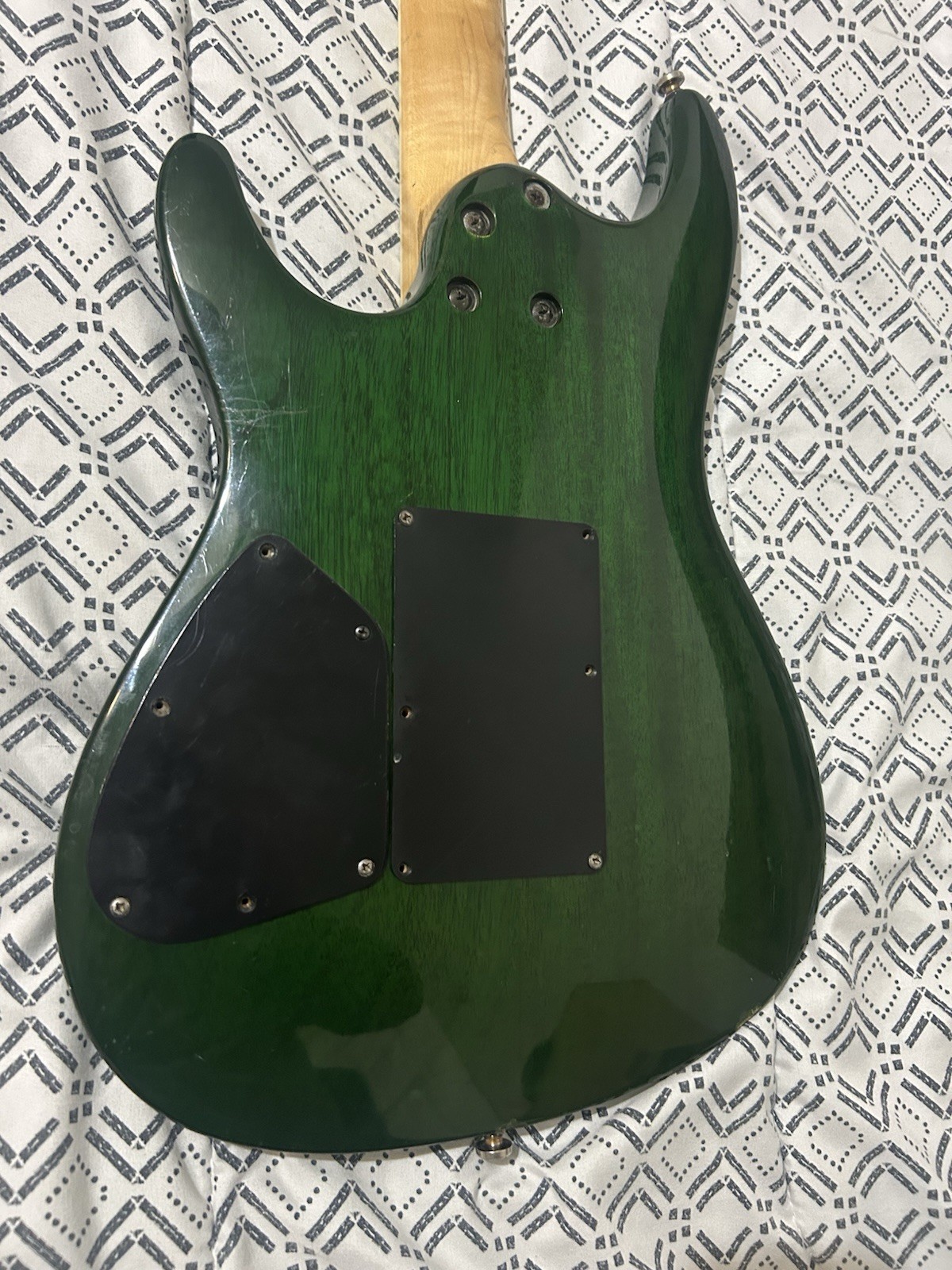 Vintage 1997-1998 Ibanez S470FM Electric Guitar Mediterranean Green South Korea