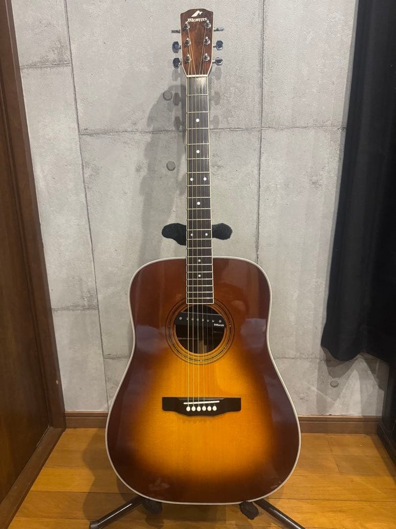 Morris M 601 side back with Jacaranda DiMarzio pickup