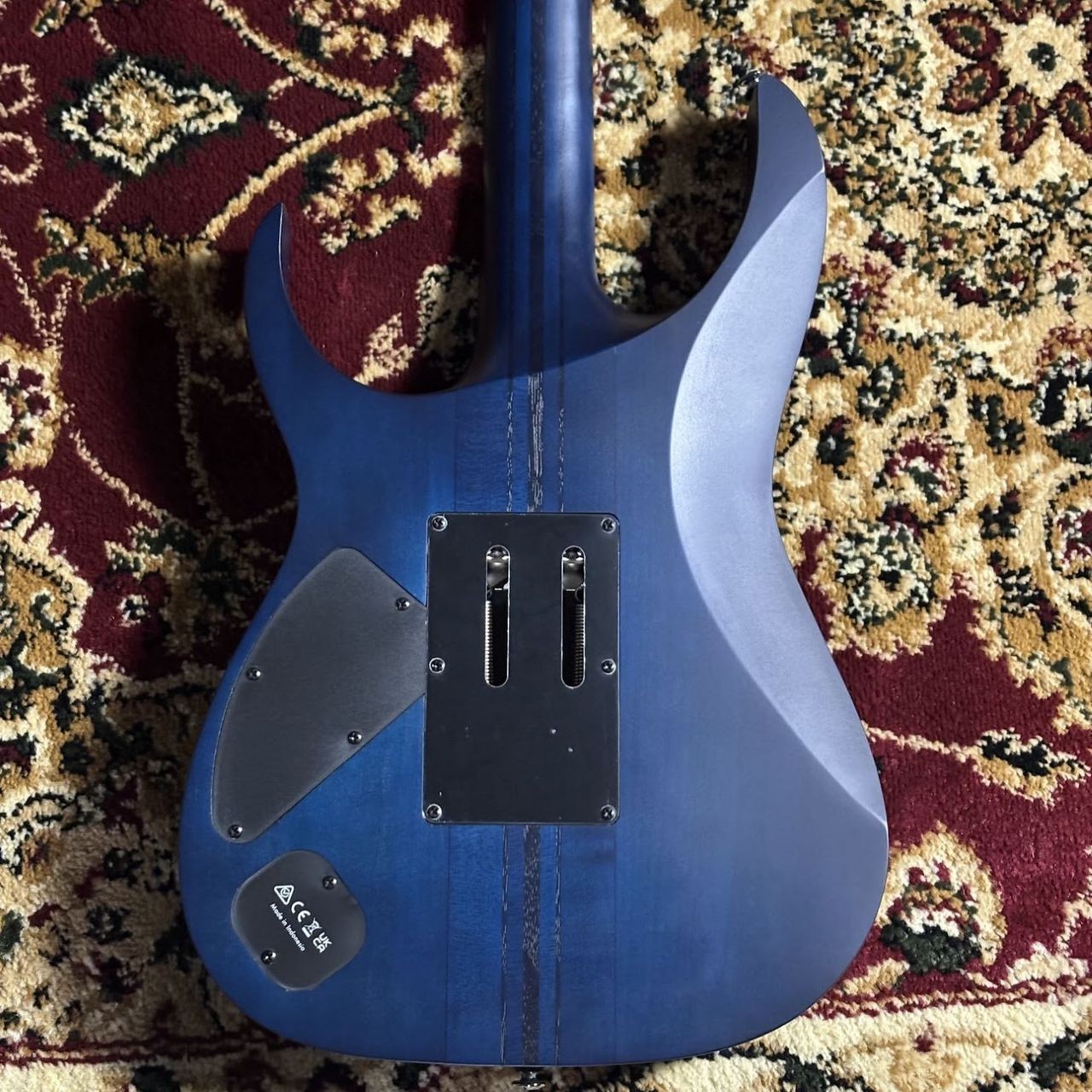 Ibanez RGT1270PB CTF Electric Guitar with Gig Bag – Cosmic Blue Starburst Flat