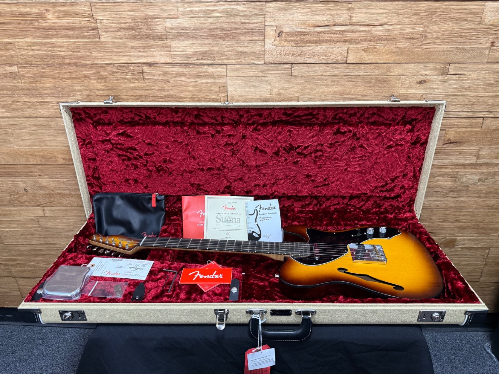 Fender Suona Telecaster Thinline LTD Guitar -2023- Violin Burst- Nitro w/OHSC