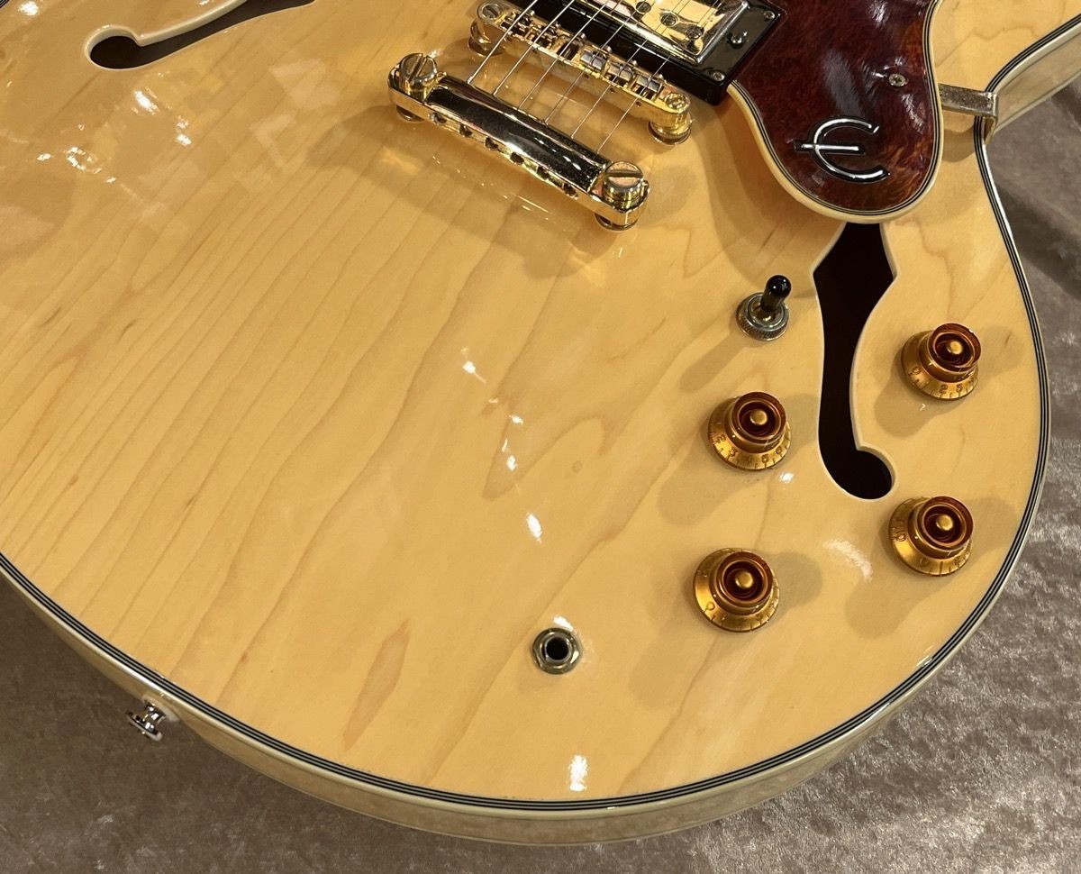 Epiphone Sheraton II Natural Used 2008 w/Soft case